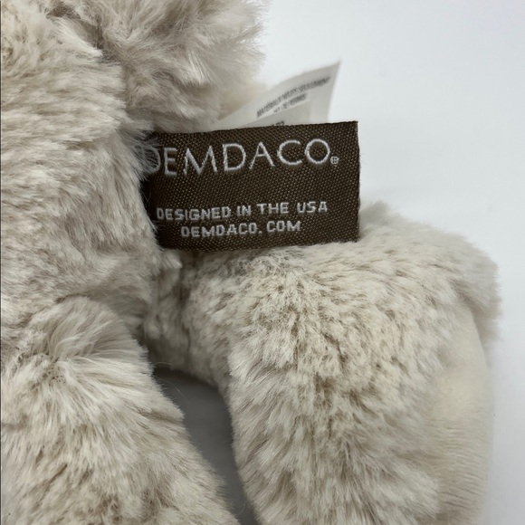 Demdaco Cream and Tan November Bear Plush - Picture 6 of 7